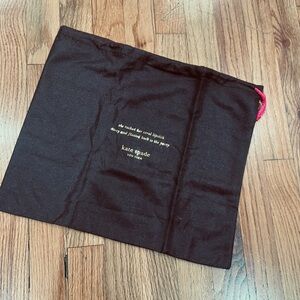 Kate Spade Brown Dust with Gold Text